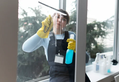 Nettoyage de vitres intérieures et extérieures à Eyrein